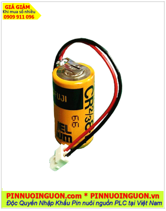 Pin FUJI CR2/3 8.L; Pin nuôi nguồn PLC FUJI CR2/3 8.L lithium 3v 2/3A 2000mAh chính hãng Made in Japan